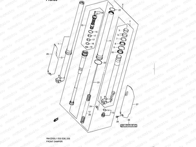 36 - FRONT DAMPER