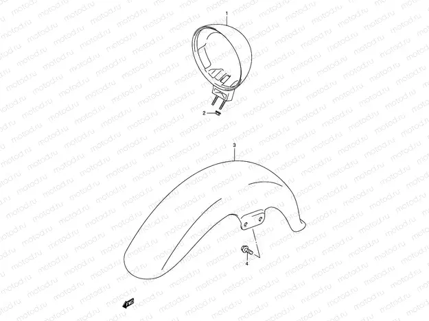 36 - FRONT FENDER