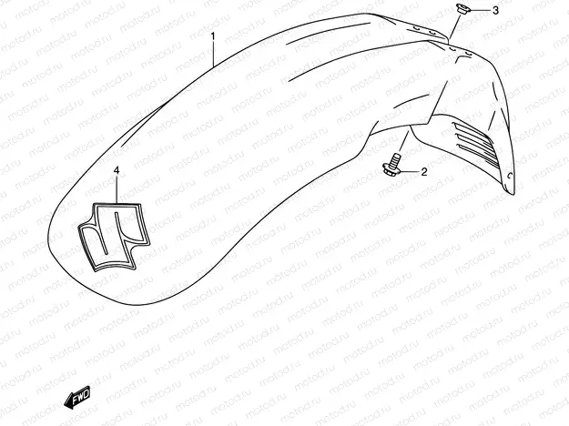 36 - FRONT FENDER