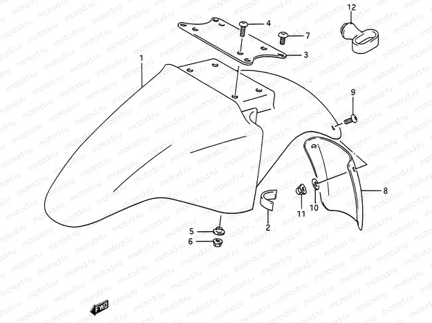 36 - FRONT FENDER