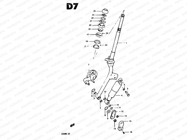 36 - FRONT FORK