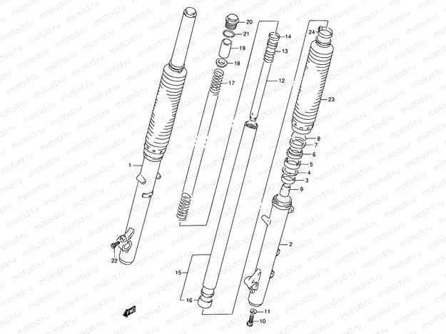 36 - FRONT FORK
