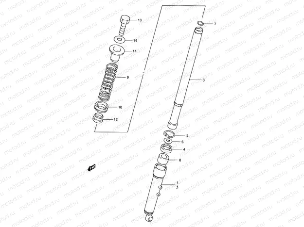 36 - FRONT FORK DAMPER