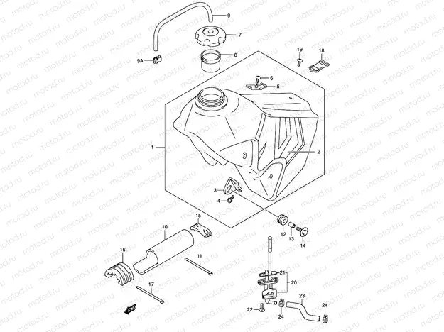 36 - FUEL TANK (MODEL Y)
