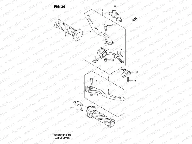 36 - HANDLE LEVER