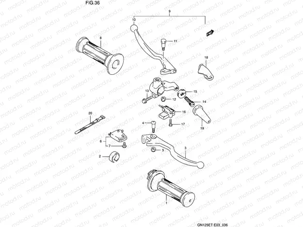 36 - HANDLE LEVER
