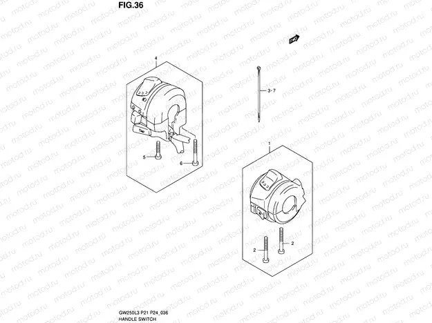 36 - HANDLE SWITCH