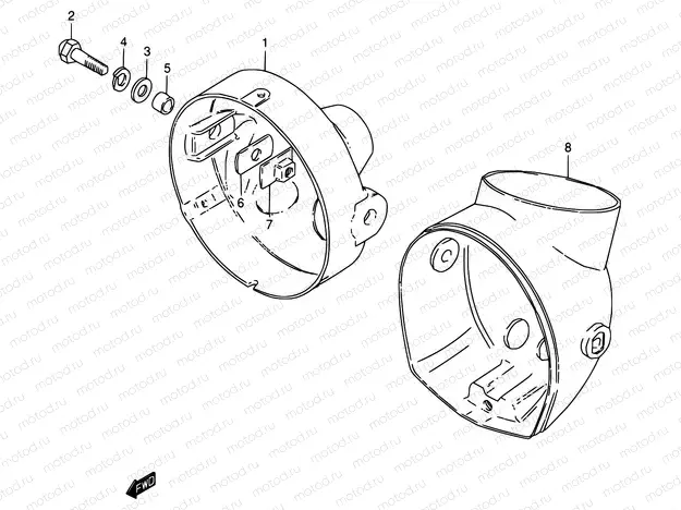 36 - HEADLAMP HOUSING