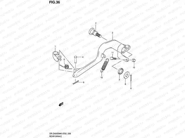 36 - REAR BRAKE