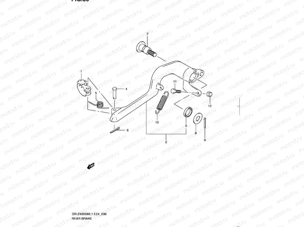 36 - REAR BRAKE
