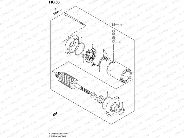 36 - STARTING MOTOR