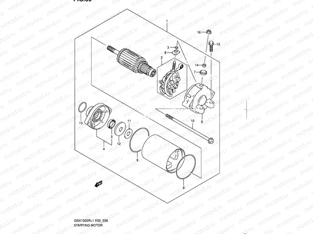 36 - STARTING MOTOR