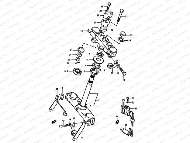 36 - STEERING STEM