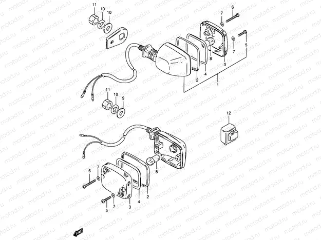 36 - TURN SIGNAL LAMP (E30)