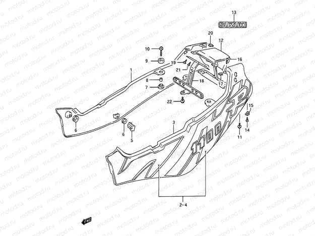 36A - FRAME COVER (MODEL N)