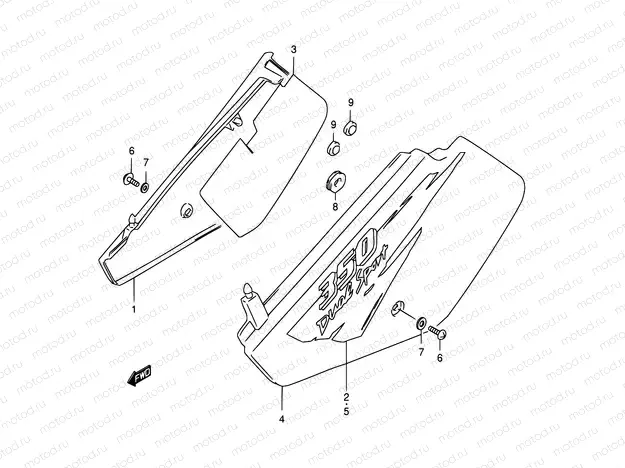 36A - FRAME COVER (MODEL T)