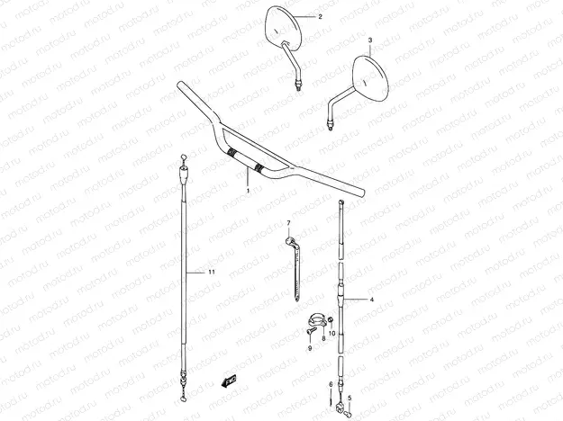 36A - HANDLE BAR (E06)