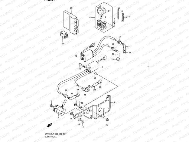 37 - ELECTRICAL (SFV650AL1 E28)