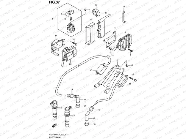 37 - ELECTRICAL (VZR1800UFL4 E19)