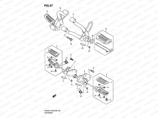 37 - FOOTREST