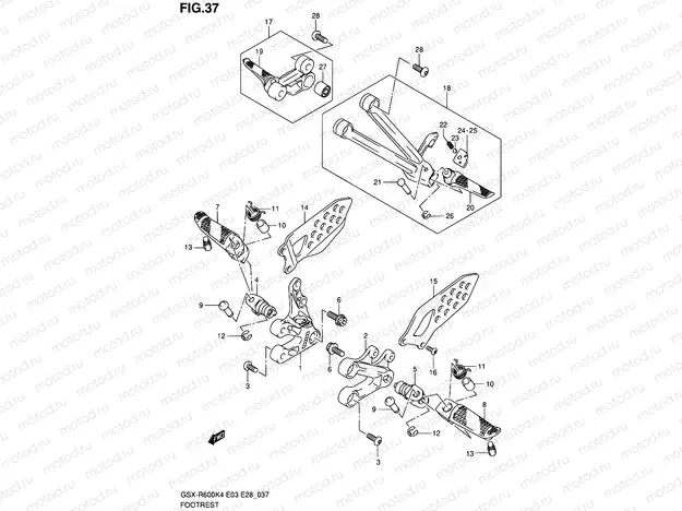 37 - FOOTREST