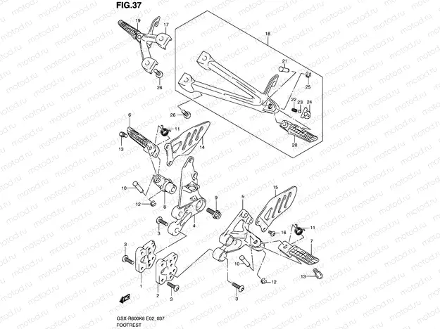 37 - FOOTREST