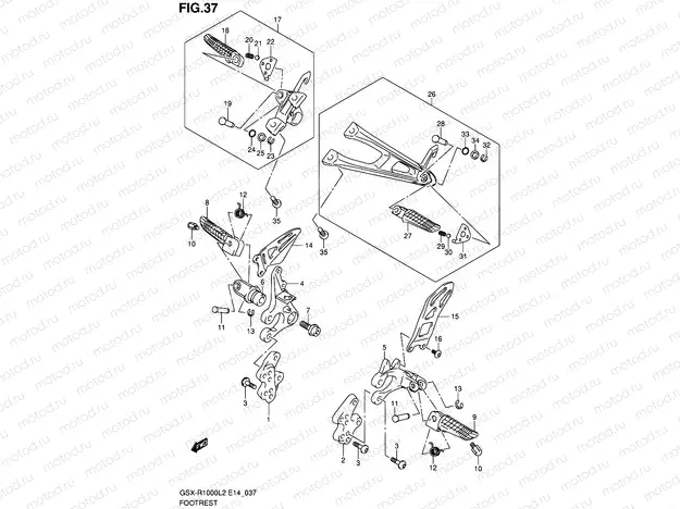 37 - FOOTREST