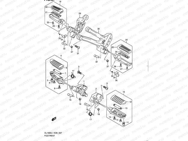 37 - FOOTREST