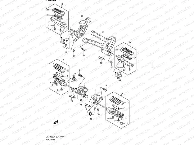 37 - FOOTREST