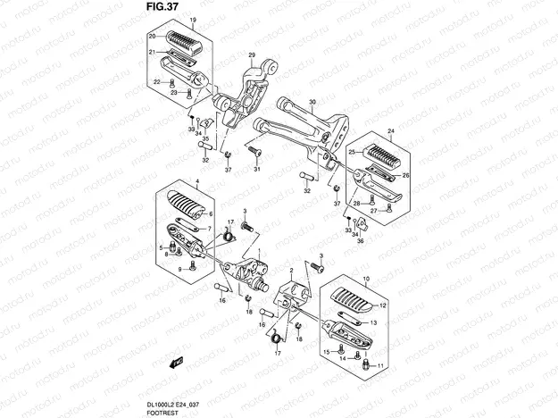 37 - FOOTREST