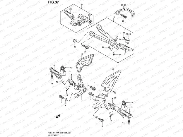 37 - FOOTREST