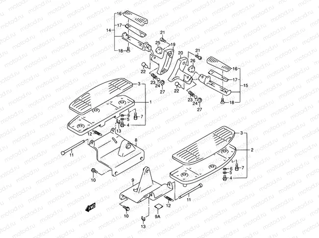 37 - FOOTREST