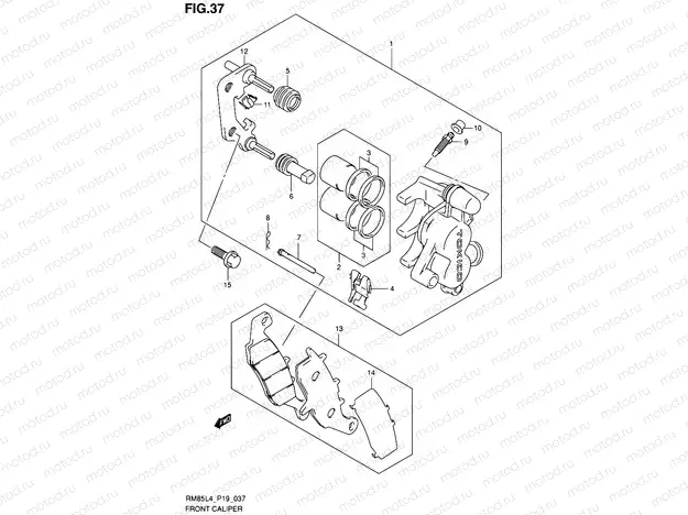 37 - FRONT CALIPER