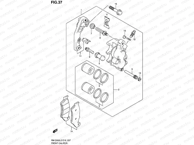 37 - FRONT CALIPER