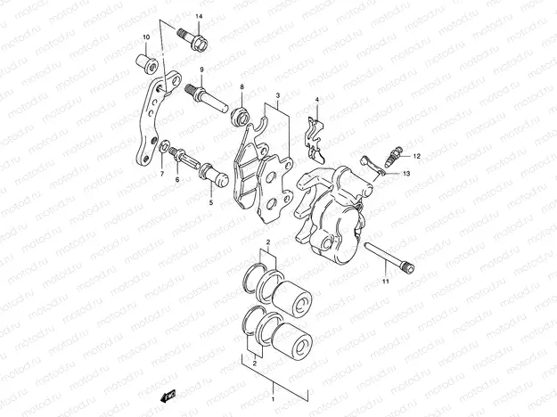 37 - FRONT CALIPER (P09)