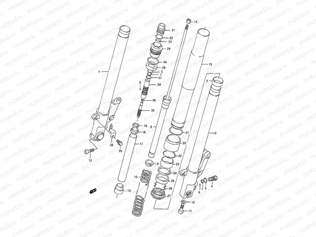37 - FRONT DAMPER