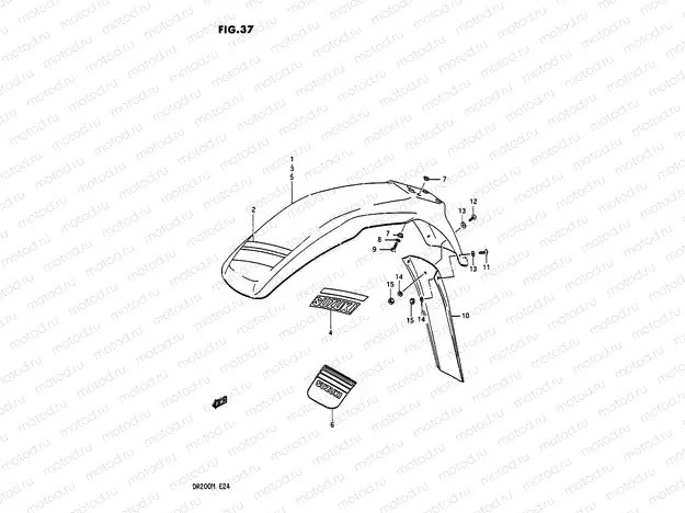 37 - FRONT FENDER