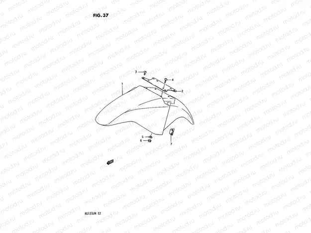 37 - FRONT FENDER