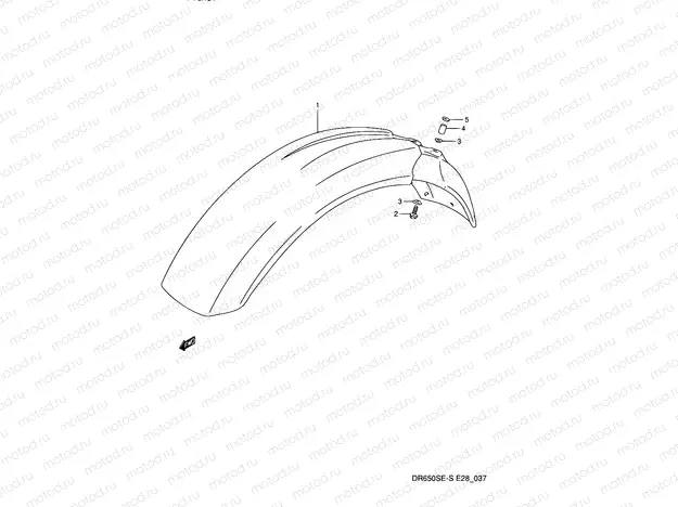 37 - FRONT FENDER