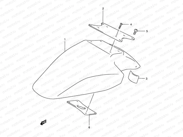 37 - FRONT FENDER