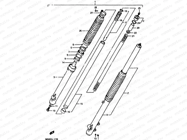 37 - FRONT FORK