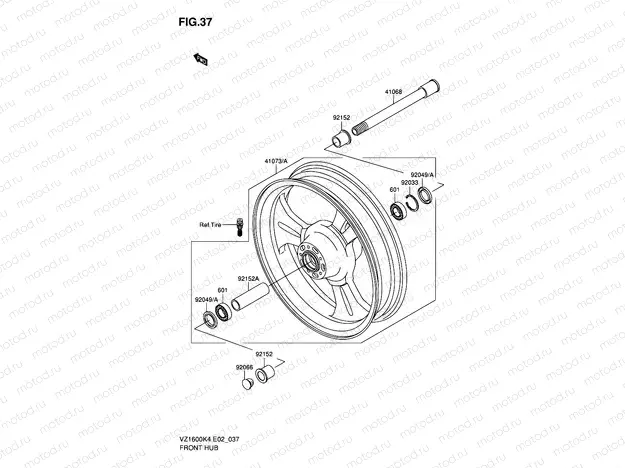 37 - FRONT HUB