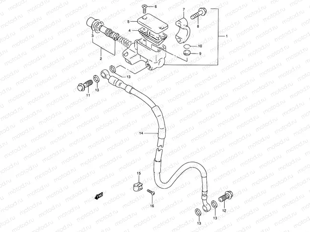 37 - FRONT MASTER CYLINDER
