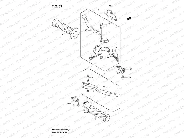 37 - HANDLE LEVER