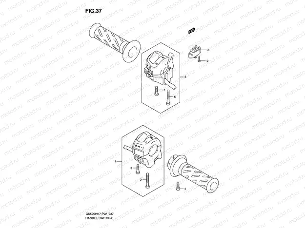 37 - HANDLE SWITCH