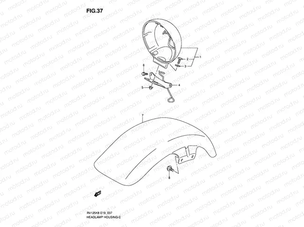 37 - HEADLAMP HOUSING