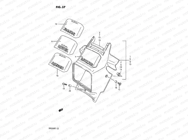 37 - HEADLAMP HOUSING
