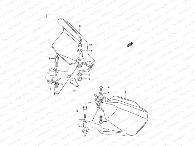 37 - KNUCKLE COVER (MODEL K1 E24/MODEL K2 P09 OPT)