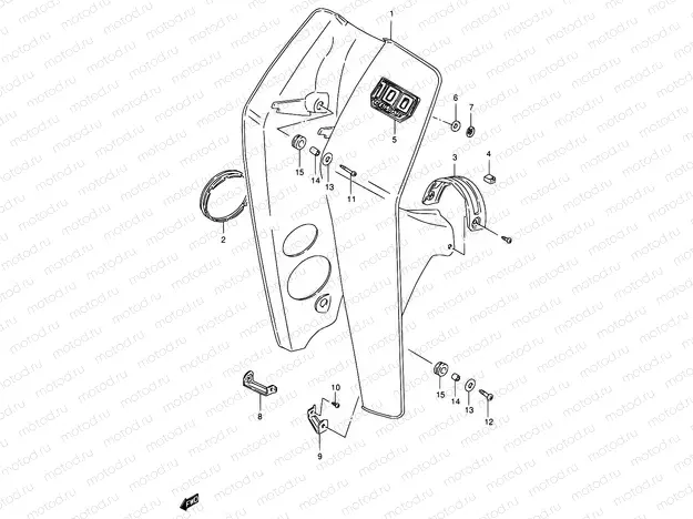 37 - LEG SHIELD (MODEL G/R/S/V)