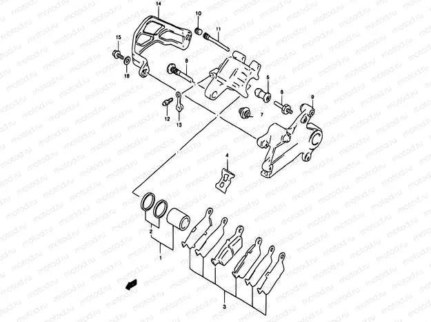 37 - REAR CALIPER
